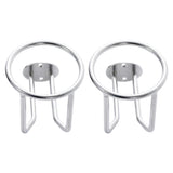 2PCS Stainless Steel Boat Ring Cup Holder for Car Yacht or Marine Use