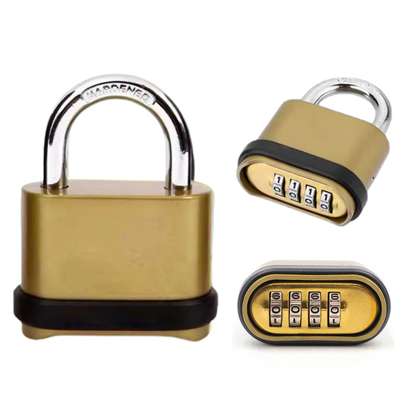Combination Padlock Security Hidden Password Lock for Home Garage Garden