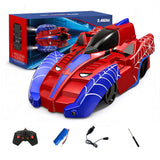 Wall Climbing Remote Control Car 360-degree Rotating RC Stunt Car with Headlight