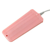 2-Pack Heat Resistant Silicone Pouch – For Hair Styling Tools Storage Pink