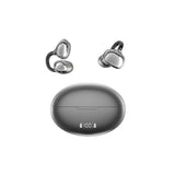 Bluetooth Open Ear Clip-On Earbuds Wireless Headphones for Sports Black