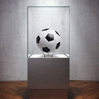 10 Pack Acrylic Ball Display Stand Clear Sports Ball Holder for Basketball and Football