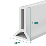 100cm Bendable Shower Water Dam Flexible Self-Adhesive Water Barrier for Kitchen Door Window