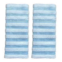 2 PCS Extra Long Exfoliating Back Scrubber Adult Bath Washcloth for Smooth Skin Blue
