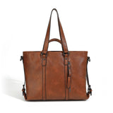 Women Handbag Satchel Tote Crossbody Bag Shoulder Sling Bag for Work and Travel Brown