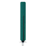 Waterproof Rotary Airer Cover – Clothesline Dryer Shield with Zipper Dark Green