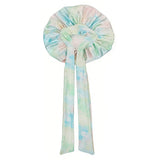 Double Layer Satin Sleep Bonnet Cap for Curly and Braided Hair Light Green