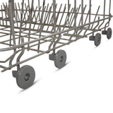 8 PCS 4cm Dishwasher Rollers Compatible with AEG Electrolux Dishlex