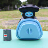 Handheld Foldable Pet Pooper Scooper – Easy Poop Pickup and Cleaner Blue