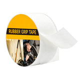 2 PCS 5m Ultra Thin Self Adhesive Rubber Anti Slip Grip Tape for Handles White