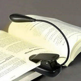 3-Color Modes Clip-On Reading Lamp with Flexible Gooseneck USB Rechargeable Night Light for Desk Books Single-Head