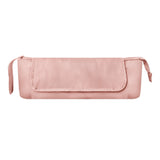 Portable Hair Tools Organizer Travel Bag withHeat Resistant Mat for Flat Irons Hair Straighteners Pink