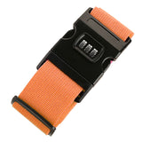 200cm Packing Strap Cross for Suitcase with Combination Security Lock Orange