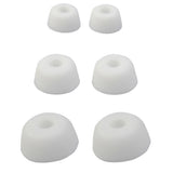 18PCS Replacement Ear Tips Compatible with Jabra Elite 75t 65t Active Sport Evolve Silicone Earbuds Tips White