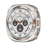 Full Cover Case and Glass Protector Compatible With Samsung Galaxy Watch Ultra 47mm Silver