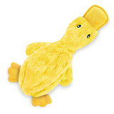 Interactive Plush Duck Dog Toy – Chew Toy for Small Dogs Yellow