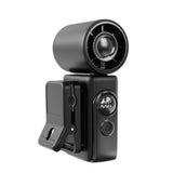 Handheld Turbo Fan Clip On with LED Display 4 Speeds 180 Tilt Black