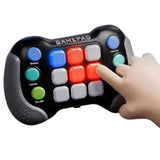 Fast Push RGB Game Toy Handle Electronic Brain and Memory Game Pad for Teens Grey