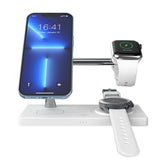 7-in-1 Wireless Charger Dock Station – With Night Light and USB Output White