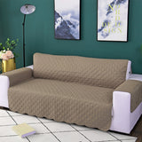 Quilted Sofa Slipcover Armrest Sofa Cover Sofa Protector Slipcover Khaki