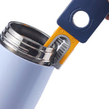 4 in1 Multi-Functional Bottle Cleaning Brush U-shape Bottle Cup Lid Cleaning Brush Blue