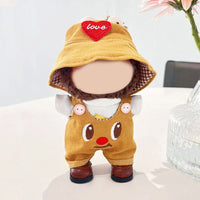 Mini Costume Set for 15cm LABUBU POP MART Doll Clothes Shoes Hats Kit Style 2