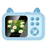 1080P Instant Print Digital Camera with 1 Roll Printing Paper Blue