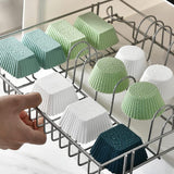 24-Pack Silicone Cupcake Baking Cups – Mixed Colors & 3 Shapes