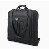 Water-resistant Foldable Garment Bag for Travel with Hanger Strap Black
