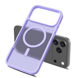 Magnetized MagSafe Phone Case – Shockproof Matte Protective Cover for iPhone 17 Pro Max and 17 Air Light Purple