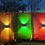 LED Wall Light waterproof Outdoor 0 to 120 Degree Adjustable Lamp Exterior lights Yard RGB Color Light