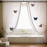 24 PCS Colourful Butterfly Applique Lace Trims Sewing Embroidery Craft Patch Sew