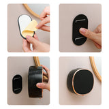 3-Speed Automatic Soap Dispenser Digital Display 280ml Foam Pump Drill-Free Wall Mount Foam Machine Black