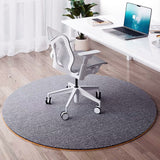 Anti Slip Round Chair Mat Floor Protector for Office Home Gray