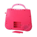 Kids Portable Karaoke Machine Karaoke Player Musical Bag with Microphone Pink