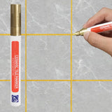 5Pcs Set Fast Drying Grout Tile Repair Pens Waterproof Floor Wall Gap Color Repair Tool Gold