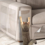 20 PCS Large Cat Scratch Furniture Protector Transparent Couch Protector with Fixing Nail
