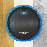 Automatic Vacuum Cleaner Intelligent Wet Dry Sweeping Robot Cleaner for Smooth Hard Floors Black