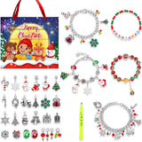 Christmas Advent Calendar Bracelet – Blind Box DIY Charm Bracelet Gift Kit Style 2