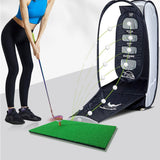 Golf Hitting Mat Portable Driving Range Practice 60×30cm