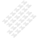12 Pairs of Adhesive Silicone Nose Pads for Glasses Non-Slip Replacement Nose Pads for Plastic Metal Frames Transparent