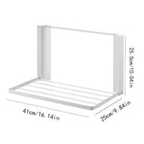 Shelves for Washing Machine and Dryer Mounted Storage Rack for Small Homes Bathroom White