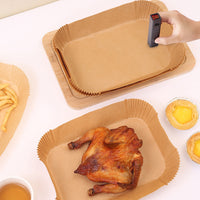 120Pcs Square Air Fryer Liners for Ninja Dual Disposable Airfryer Paper Liners Accessories
