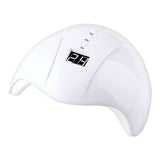 36W UV LED Nail Lamp with 3 Timer Settings for Home Use White