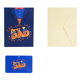 3D Fathers Day Pop Up Card with Insert for Dad Daddy Style 1