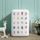 100 Pcs Natural Flower Stickers for Scrapbooking Self-Adhesive DIY Water Bottle Cards Decoration