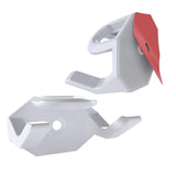 10 PCS Adhesive Hat Hooks for Wall for Baseball Caps White