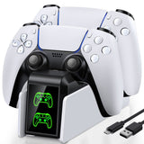 PS5 Controller Charging Dock – Dual Fast Charger with LED Indicator