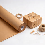 Brown Kraft Wrapping Paper Roll for Packaging Gifts and Flowers