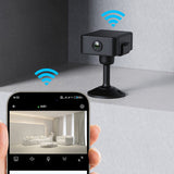 Mini Security Camera WiFi Wireless Surveillance Camera with Motion Detection Night Vision Recording
